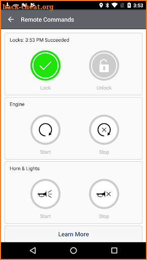 OnStar RemoteLink screenshot