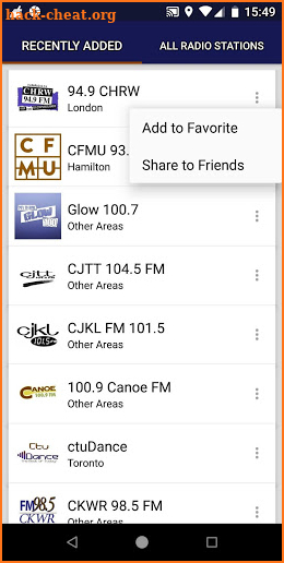 Ontario Radio Stations - Canada screenshot