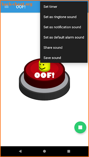 OOF! Roblox Button screenshot