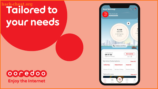 Ooredoo Qatar screenshot