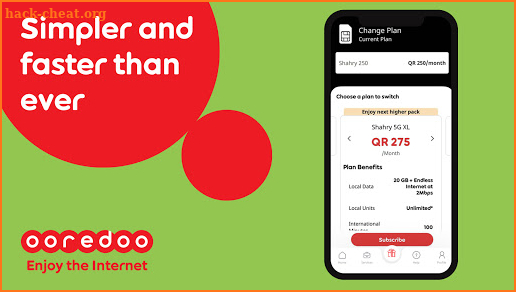 Ooredoo Qatar screenshot