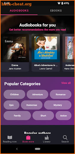 Open Audiobooks & E-books screenshot