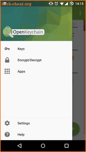 OpenKeychain: Easy PGP screenshot