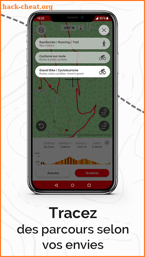 OpenRunner - GPS : bike, hiking, trail and running screenshot