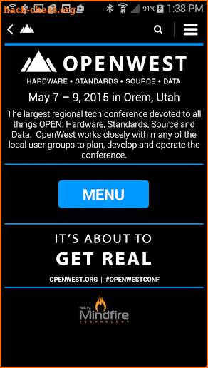 OpenWest Conference Companion screenshot