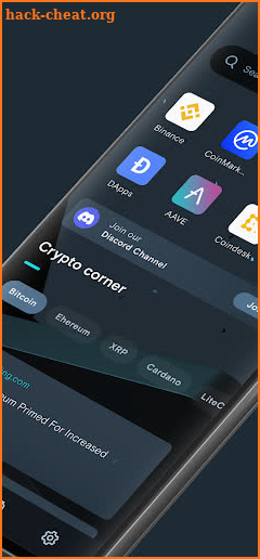 Opera Crypto Browser screenshot