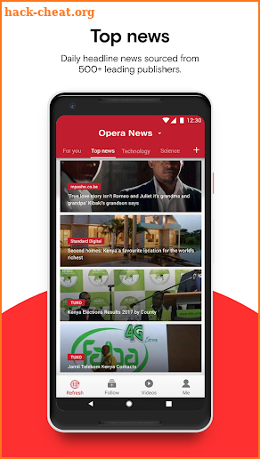 Opera News - Trending news and videos screenshot