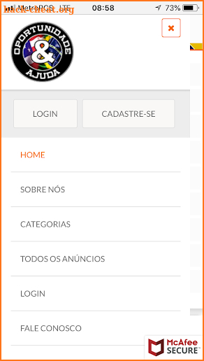 Oportunidade e Ajuda screenshot