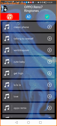 OPPO Reno7 Phone Ringtones screenshot