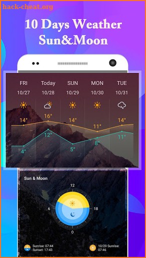 Oppo Weather - Radar Widget daily rainly Forecast screenshot