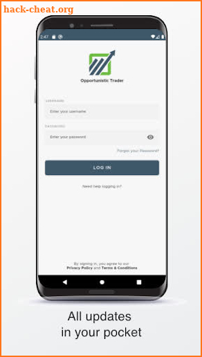Opportunistic Trader Mobile screenshot