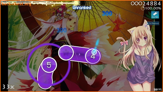 Opsu!(Beatmap player for Android) screenshot