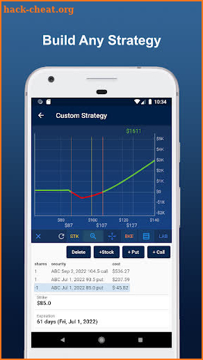 Optactic - Options Strategies screenshot