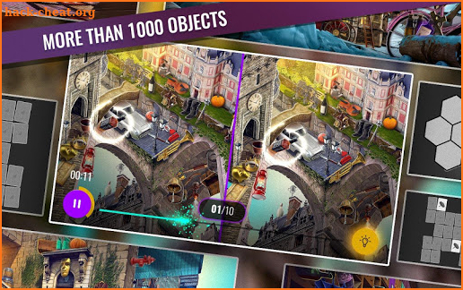 Optical Illusions Hidden Objects Game screenshot