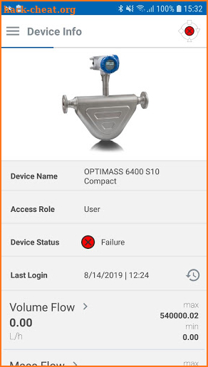 OPTICHECK Flow Mobile screenshot