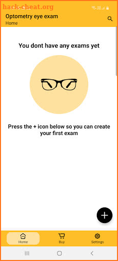 Optometry & Ophthalmology eye measure and eye-exam screenshot