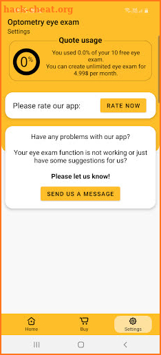 Optometry & Ophthalmology eye measure and eye-exam screenshot