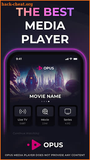 OPUS Media Player screenshot