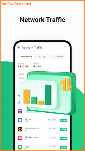 Ora Battery, Cleaner Antivirus screenshot