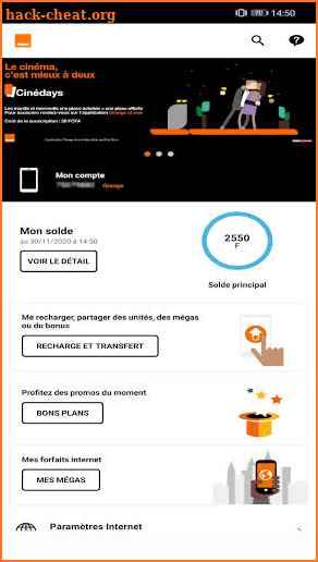 Orange et moi Burkina screenshot