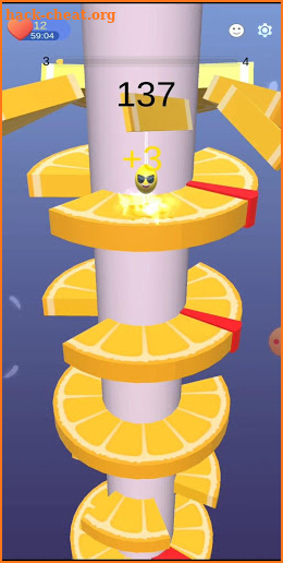 Orange Helix Jump - Tower Helix Crush screenshot