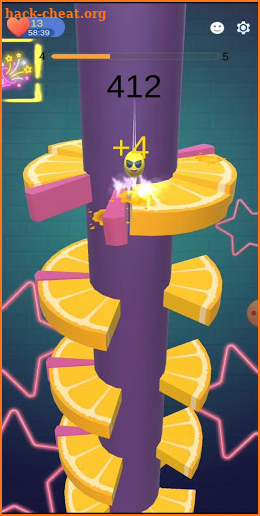 Orange Helix Jump - Tower Helix Crush screenshot