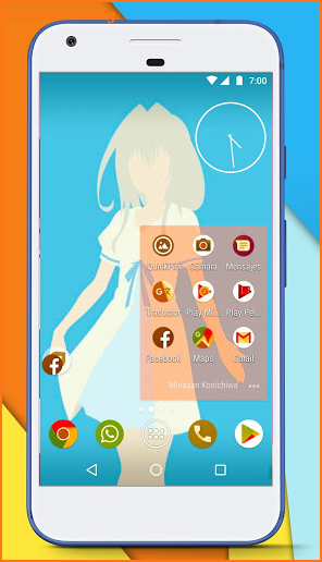 Orange Icon Pack - Wallpaper anime minimalist screenshot