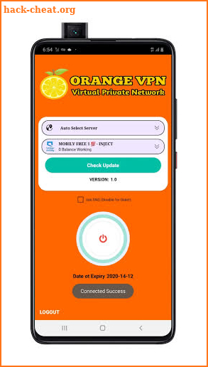 ORANGE VPN screenshot