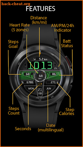 ORB-08 - The Driver WatchFace screenshot