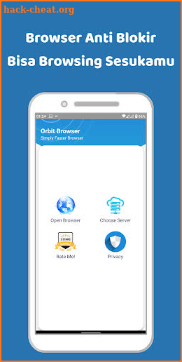 Orbit Browser - Browser Anti Blokir screenshot