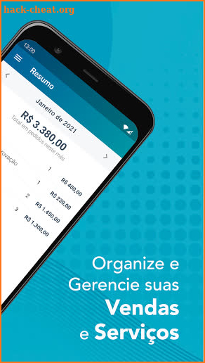 Orçamento de Serviços e Vendas screenshot