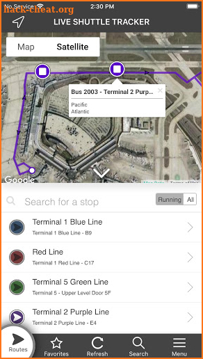 ORD Employee Shuttle screenshot