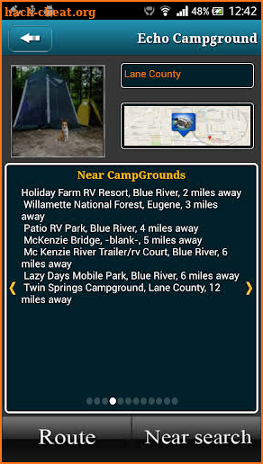 Oregon Campgrounds screenshot