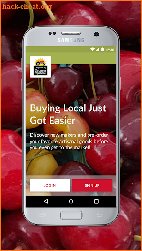 Oregon City Farmers Market App screenshot