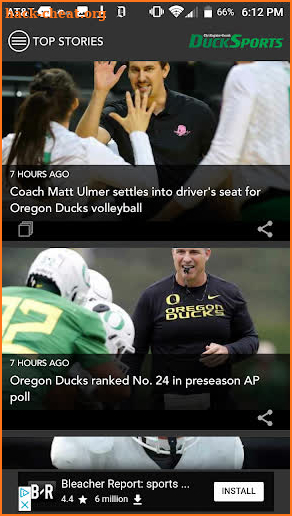 Oregon Duck Sports screenshot