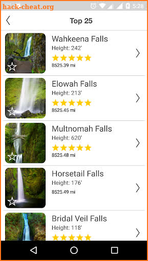 Oregon Waterfalls screenshot