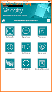 O'Reilly Events App screenshot