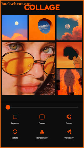 Orenji 🍊 : Free Photo Collage & Backgrounds maker screenshot