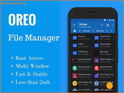 Oreo File Manager Pro [Root] - 50% OFF screenshot