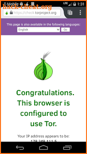 Orfox: Tor Browser for Android screenshot