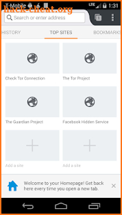 Orfox: Tor Browser for Android screenshot