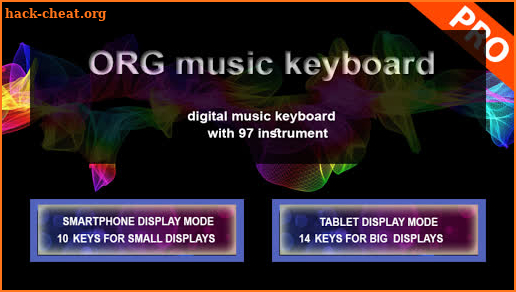 ORG music keyboard PRO screenshot