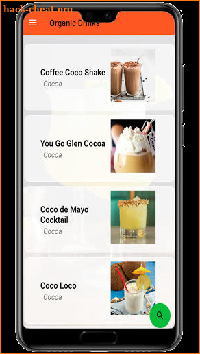 Organic Drinks Recipes screenshot