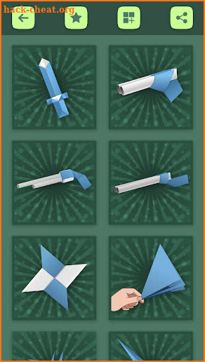 Origami Weapons Instructions: Paper Guns & Swords screenshot