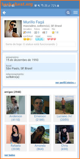 Orkut screenshot