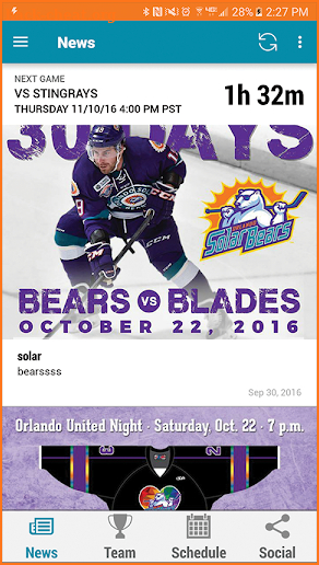 Orlando Solar Bears screenshot