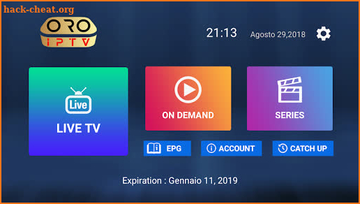 ORO IPTV screenshot