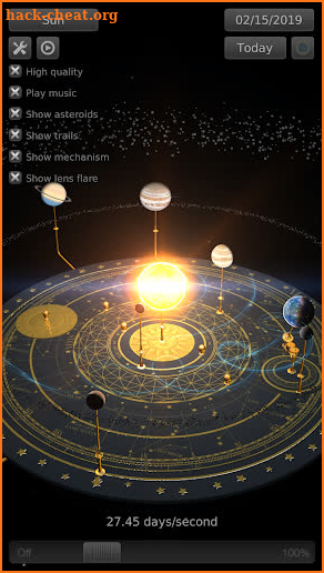 Orrery screenshot