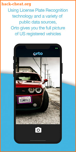 Orto: Run a License Plate From a Photo screenshot