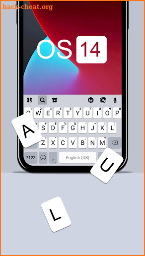 OS 14 New Keyboard Background screenshot